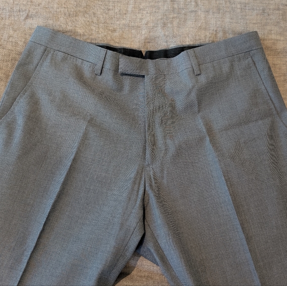 Men's Banana Republic Marzotto Slim Wool Suit Pant Gray Size W31 L30 - Picture 2 of 7